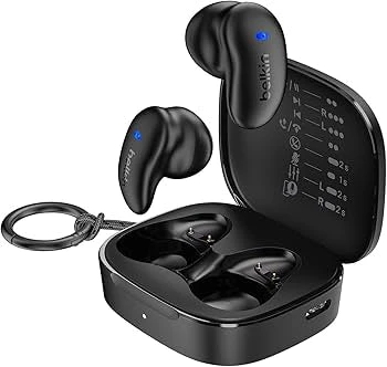 Belkin SoundForm Anywhere True Wireless Earbuds - Black