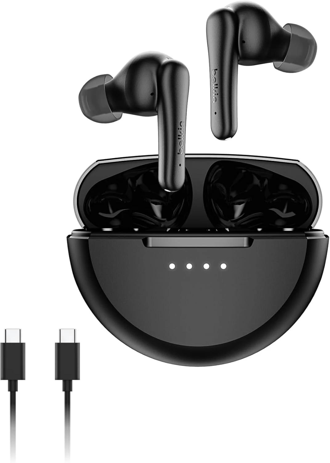 Belkin SoundForm Rhythm ANC True Wireless Earbuds - Black