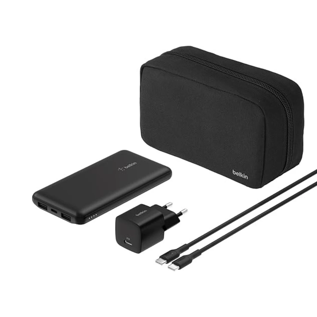 Belkin Travel Kit: 10K Power Bank, 25W EU Charger and Cable