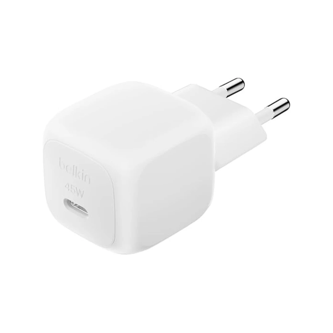 Belkin Compact USB-C Charger 45W Power Delivery - White