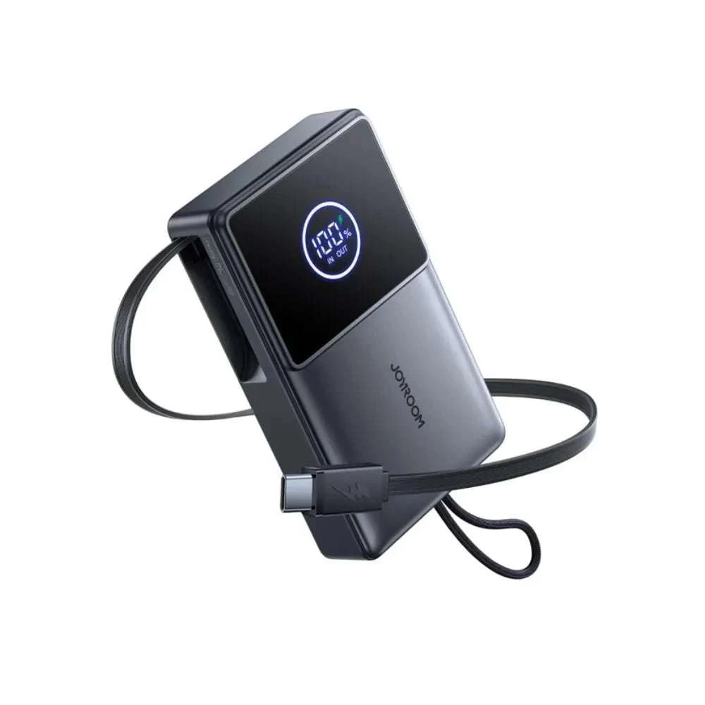 Joyroom JR-PR1 Elva Series 10000mAh 22.5W Mini Power Bank with Retractable Cable