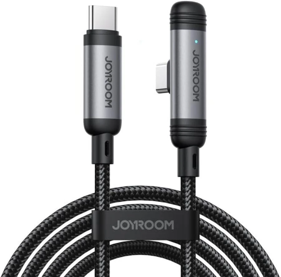 Joyroom S-A56 90-Degree Elbow 3A Fast Charging Braided Cable 1.2M
