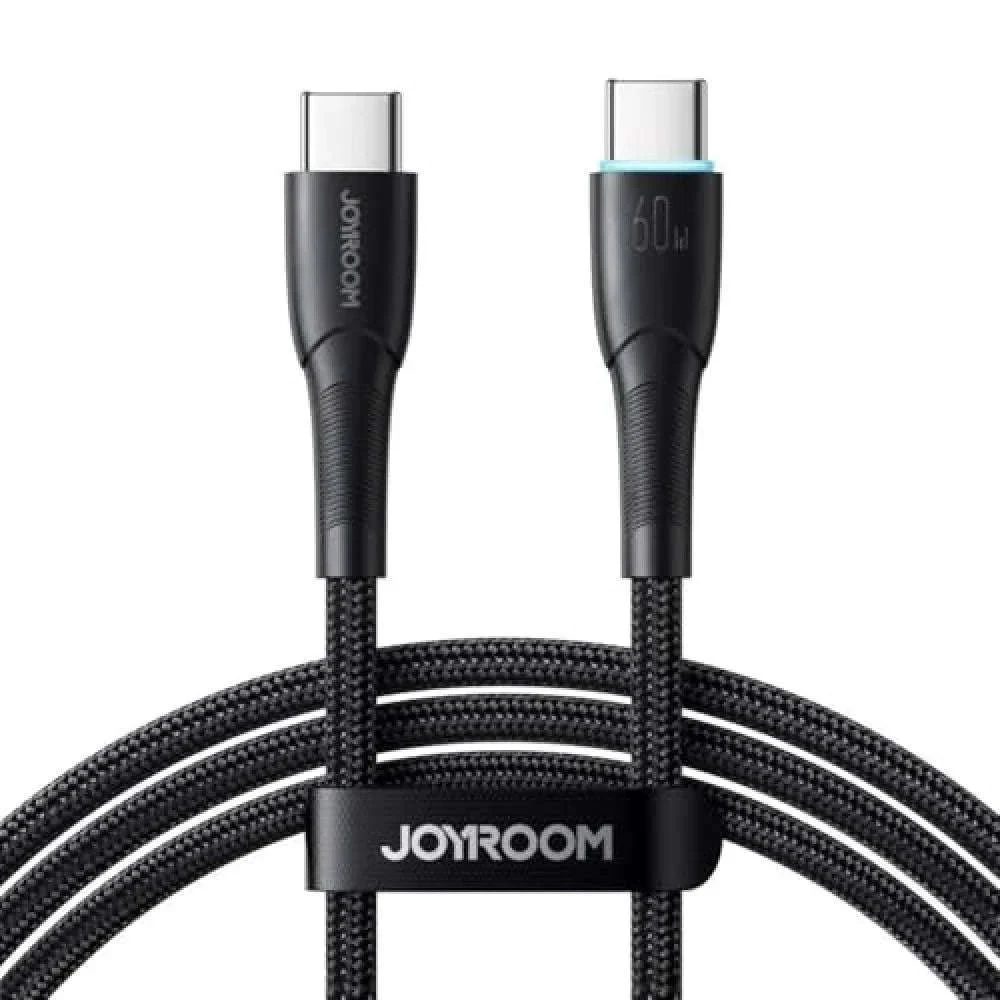 Joyroom SA32-CC3 Starry Series 60W Fast Charging Braided Cable 1M - Black