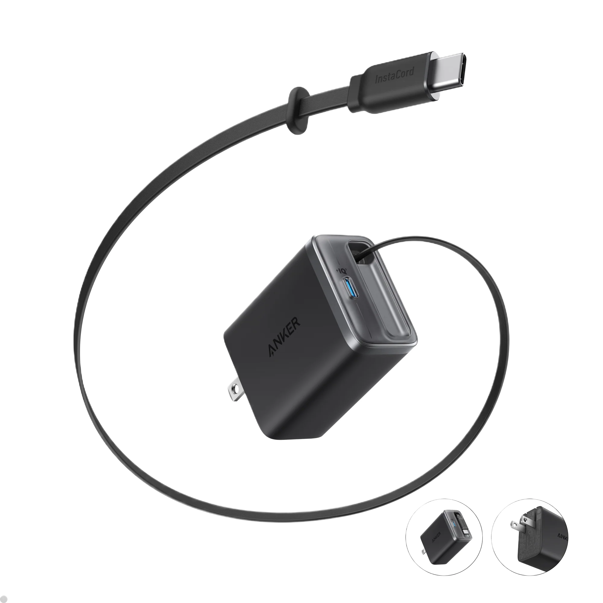 Anker Nano Charger (35W, Built-In Retractable USB-C Cable)
