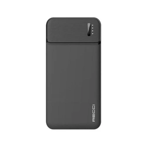 Recci RPB-N16C Burton Ultra-Thin Power Bank 10000mAh - Black