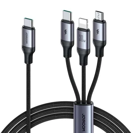 Joyroom SA21-1T3 Speedy Series 30W 3-in-1 USB-C Fast Charging Cable 1.2m