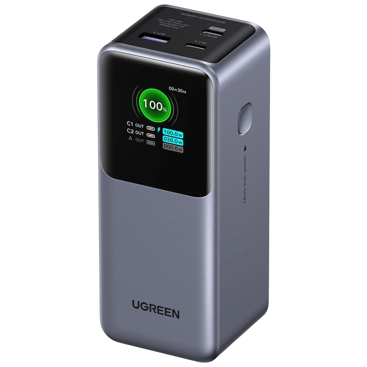 UGREEN Ultra Power Bank with TFT Display 20000mAh 130W